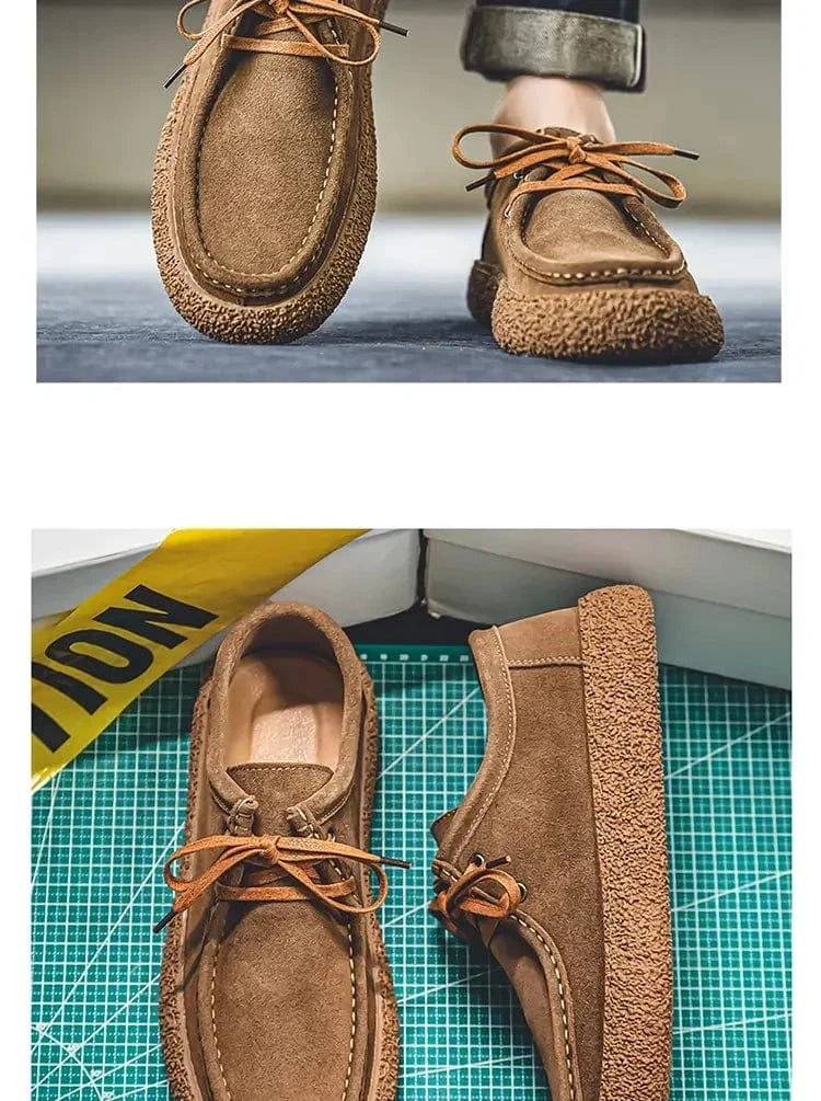 Sapatos Masculinos de Camurça Axl