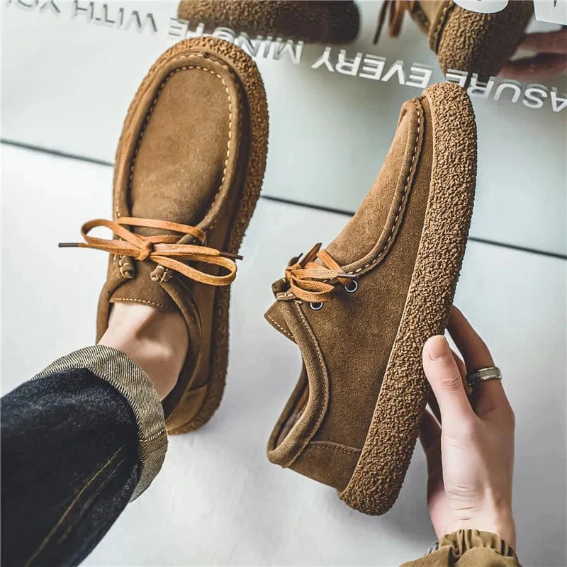 Sapatos Masculinos de Camurça Axl