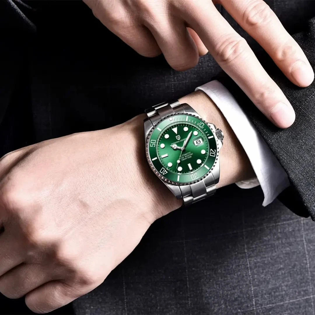 Relógio Masculino Pagani Design Nautilus Green Axl
