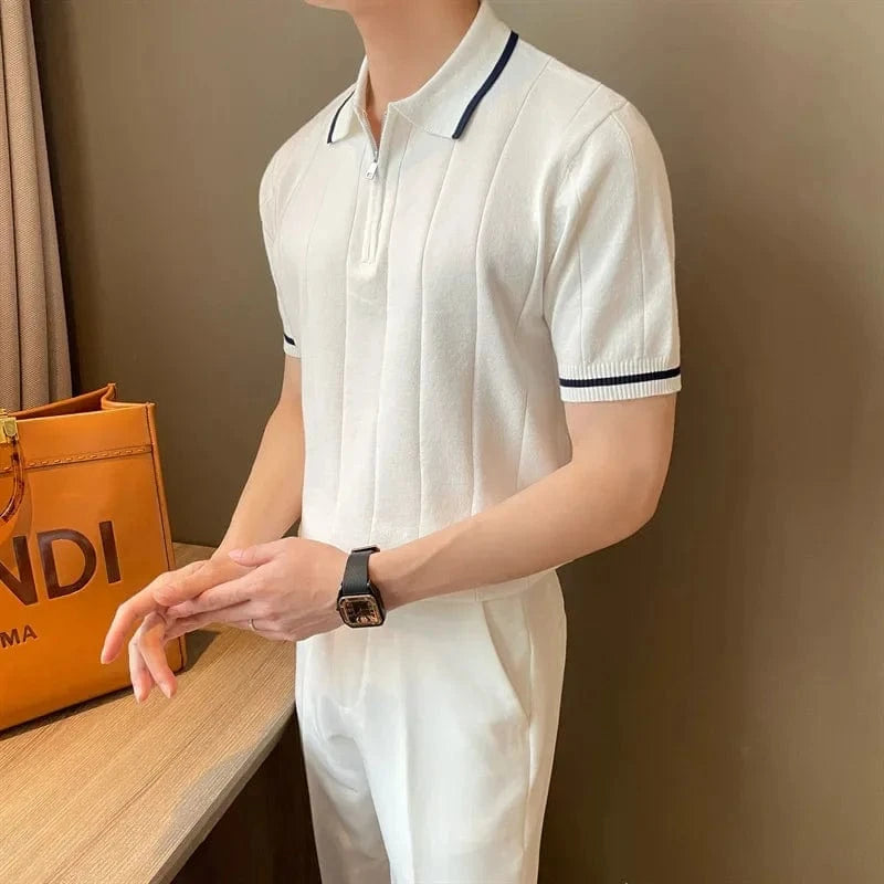 Polo Axl Estilo Hong Kong Masculina
