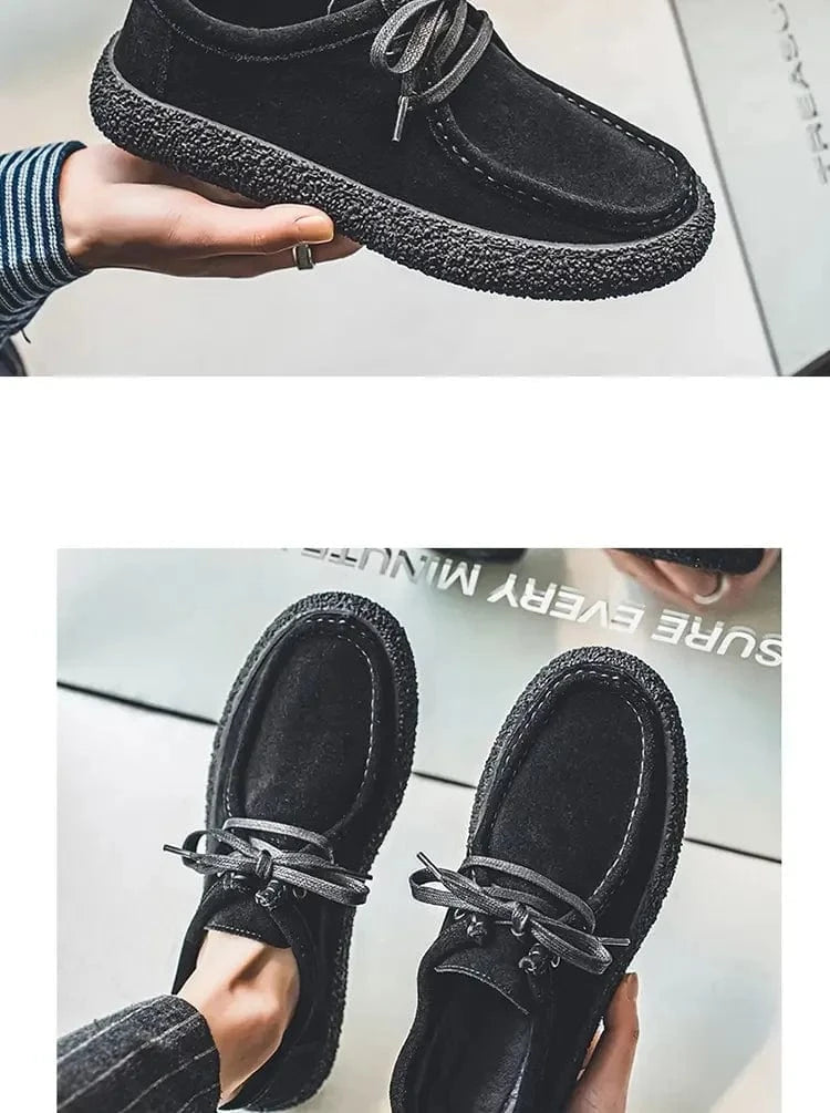 Sapatos Masculinos de Camurça Axl