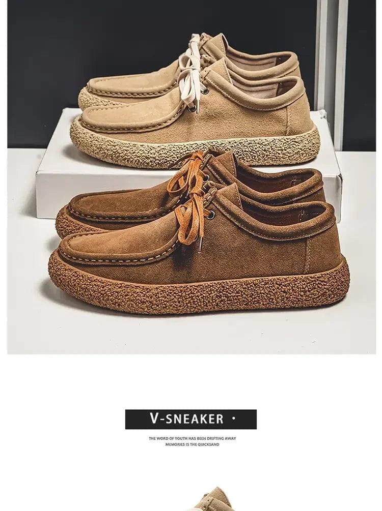 Sapatos Masculinos de Camurça Axl