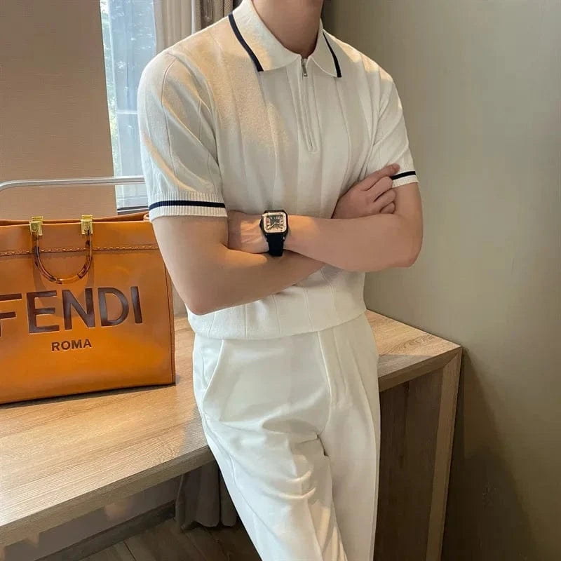 Polo Axl Estilo Hong Kong Masculina