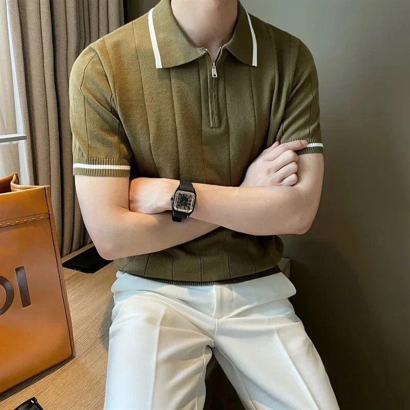 Polo Axl Estilo Hong Kong Masculina