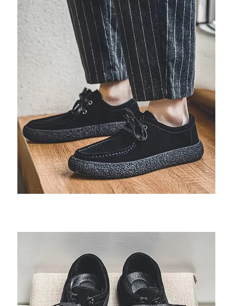 Sapatos Masculinos de Camurça Axl