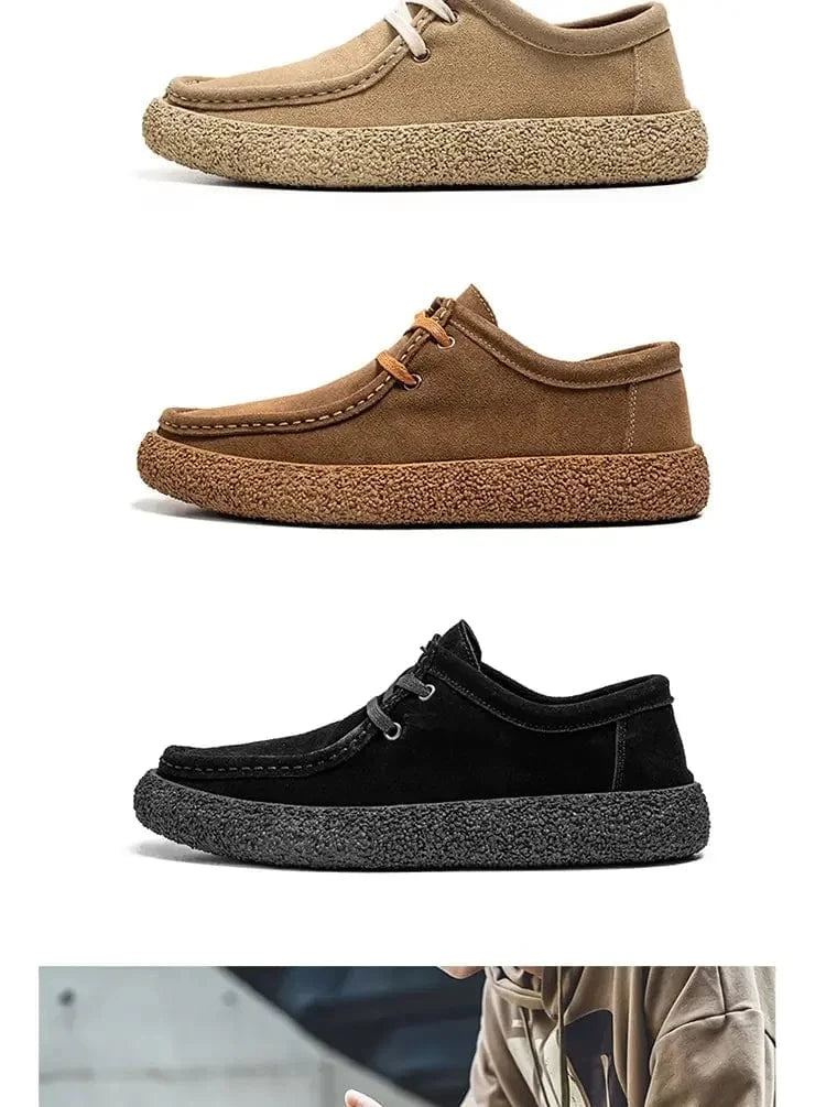 Sapatos Masculinos de Camurça Axl