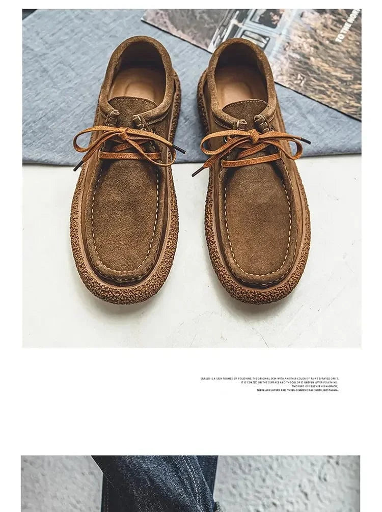 Sapatos Masculinos de Camurça Axl