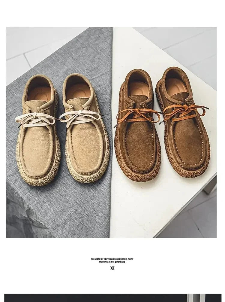 Sapatos Masculinos de Camurça Axl