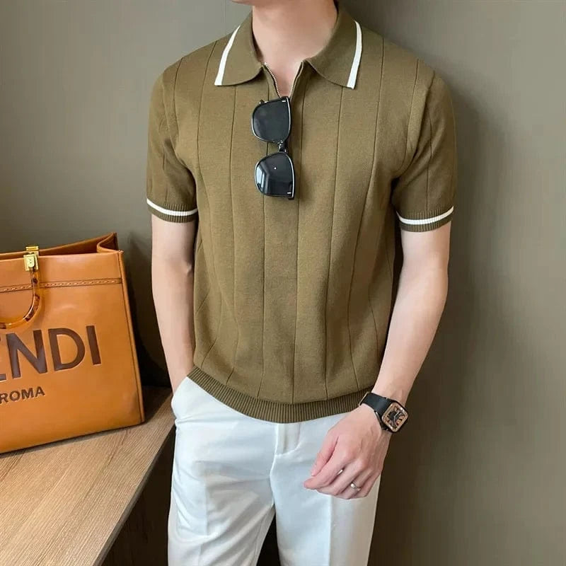 Polo Axl Estilo Hong Kong Masculina