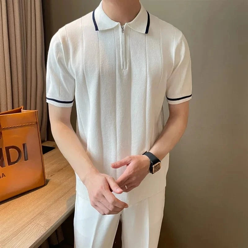 Polo Axl Estilo Hong Kong Masculina