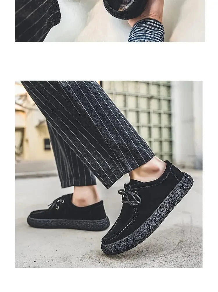 Sapatos Masculinos de Camurça Axl