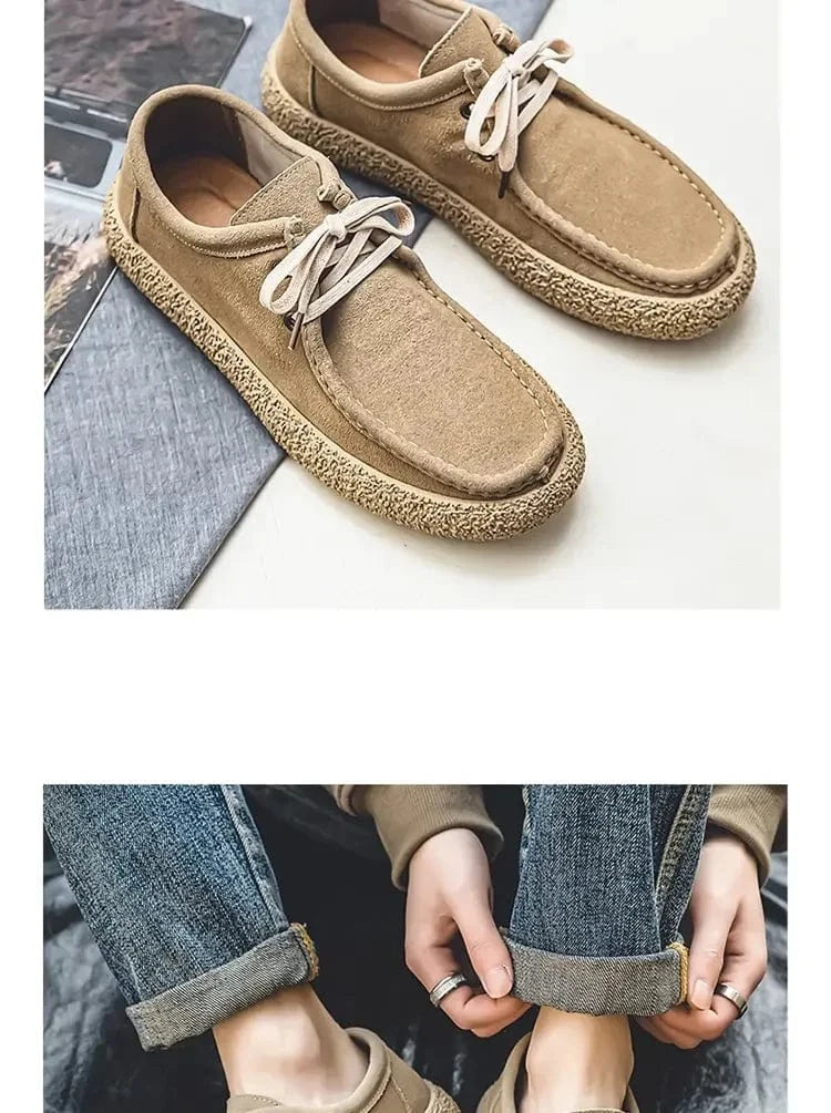 Sapatos Masculinos de Camurça Axl