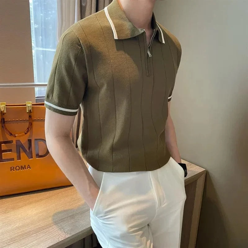 Polo Axl Estilo Hong Kong Masculina