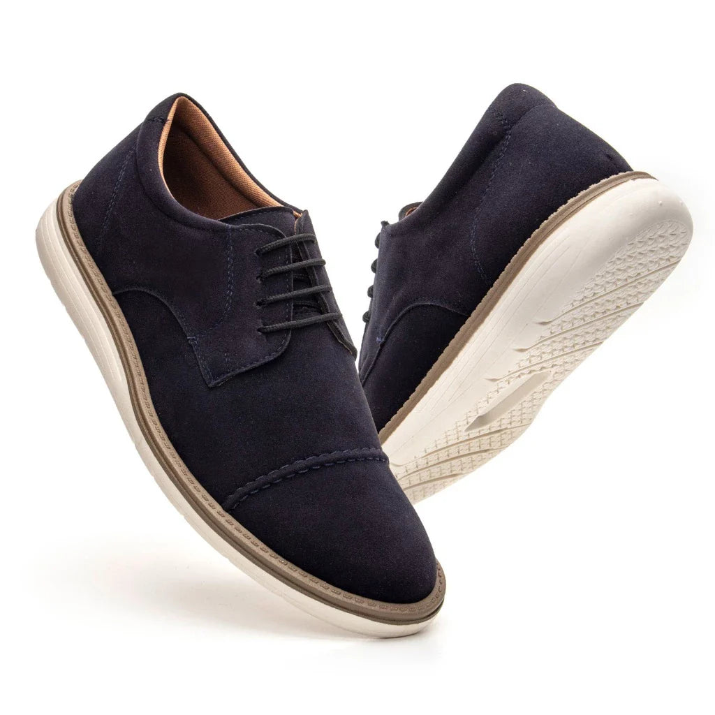 Sapato Oxford Camurça Masculino Ingles Axl