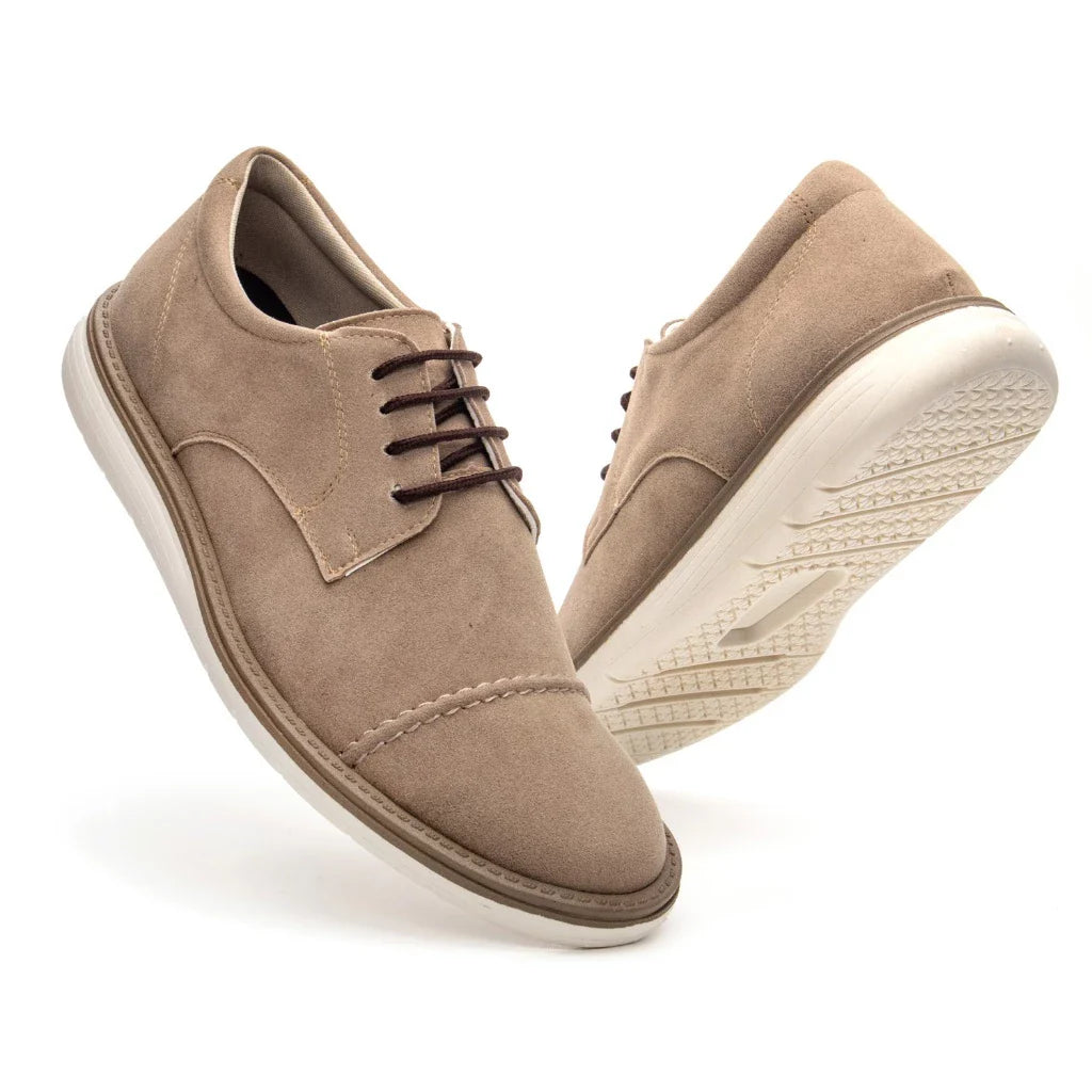 Sapato Oxford Camurça Masculino Ingles Axl