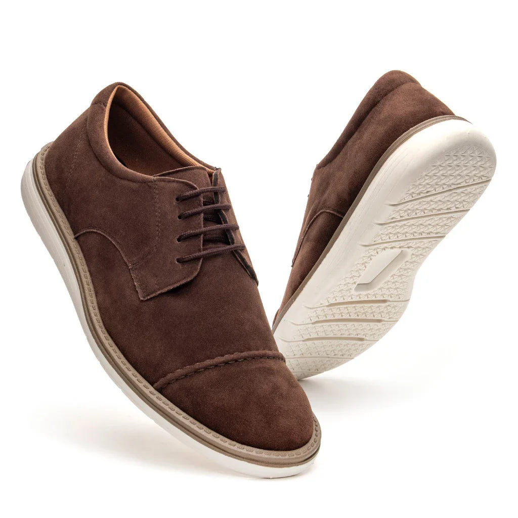 Sapato Oxford Camurça Masculino Ingles Axl