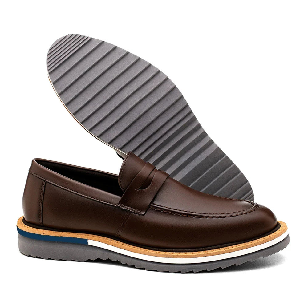 Sapato Mocassim Loafer Oxford Italiano Premium Classic